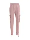 Moose Knuckles Cargo Pocket Track Pants In Pink