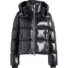 Moose Knuckles Moonstone 800 Fill Power Down Puffer Jacket With Removable Hood In Black