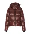 Moose Knuckles Moonstone Nylon Down Jacket In Red