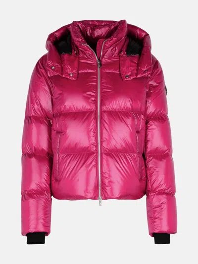 Moose Knuckles 'moonstone' Fuchsia Nylon Down Jacket