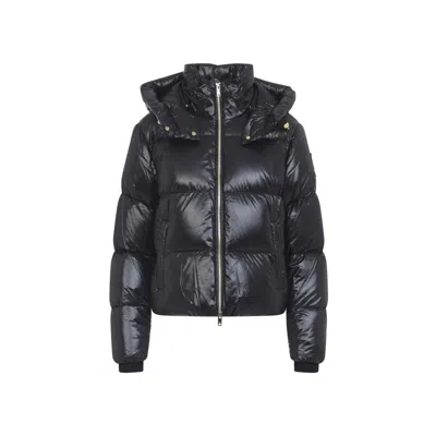 Moose Knuckles Moonstone Gold Jacket In Black