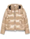 Moose Knuckles Moonstone Puffer Jacket In Neutrals