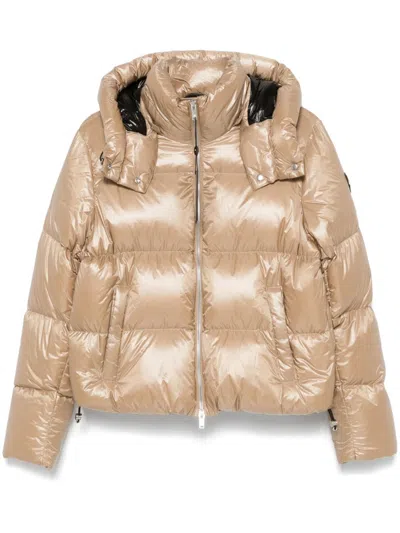 Moose Knuckles Moonstone Puffer Jacket In Neutrals
