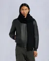 Moose Knuckles Neige Scarf In Black