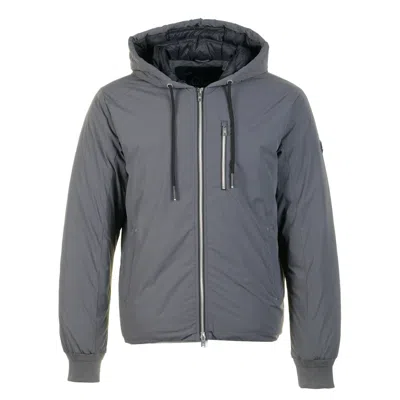 Moose Knuckles Northdale Full Zip Hooded Jacket Cement In Gray