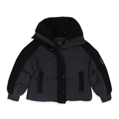 MOOSE KNUCKLES NWT MOOSE KNUCKLES CORDUROY ELMIRA PUFFER BLACK PUFFER JACKET SIZE L $895