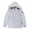 Moose Knuckles Nwt  M Cloud 3q F Nimbus Cloud W/nat Puffer Jacket Size L $1150 In Blue