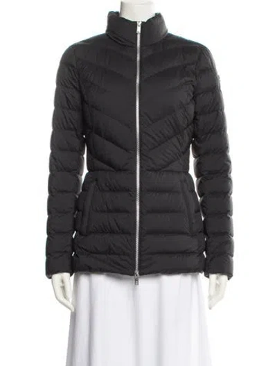 Pre-owned Moose Knuckles Nylon Down Jacket In Black