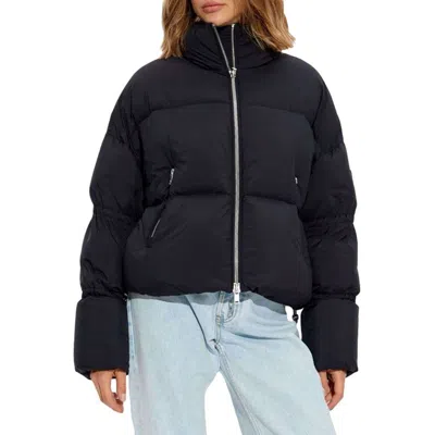 Moose Knuckles Nylon Jackets & Women's Coat In Black