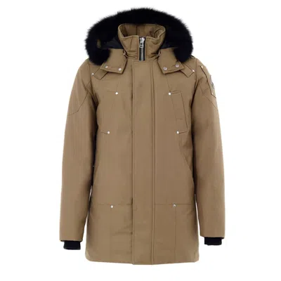 Moose Knuckles Nylon Men's Parka In Neutral
