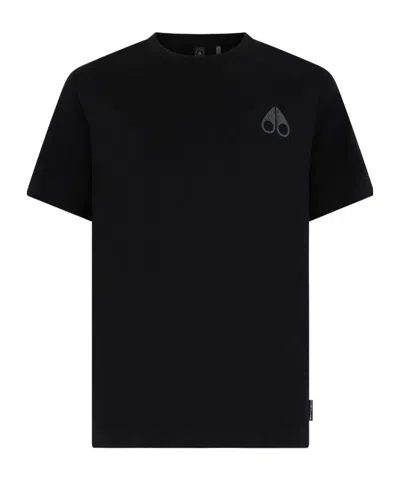 Moose Knuckles Off Island T-shirt In Black