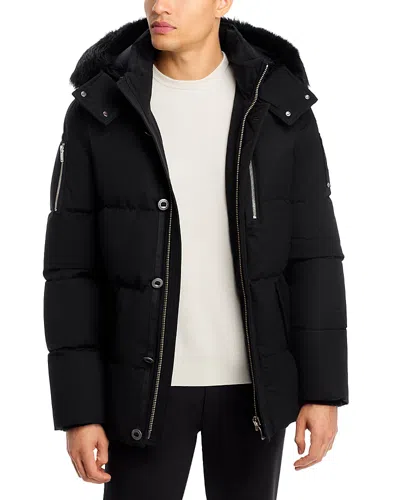 Moose Knuckles Original 3q Down Jacket In Blue