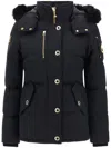 Moose Knuckles 3q Quilted Canvas Jacket In Black