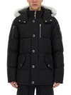 Moose Knuckles 3q Cotton Down Jacket In Black