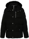 Moose Knuckles Original Ballistic Bomber Neoshear Down Jacket In Black