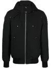 Moose Knuckles Ballistic Faux-fur Trimmed Bomber Jacket