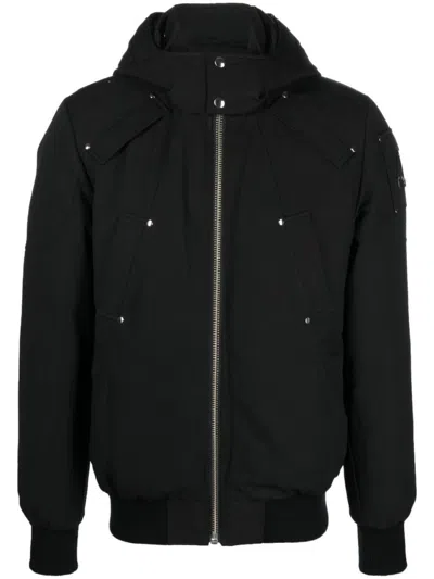 Moose Knuckles Original Ballistic Bomber In Black