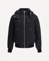 Moose Knuckles Original Ballistic Bomber In Black