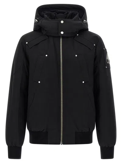 Moose Knuckles Original Ballistic Down Jacket In Black