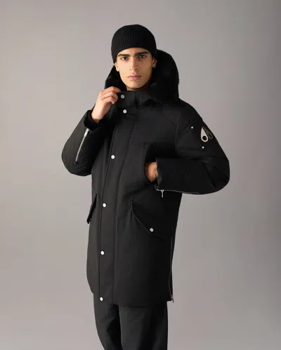 Moose Knuckles Original Stirling 2.0 Down Parka In Black