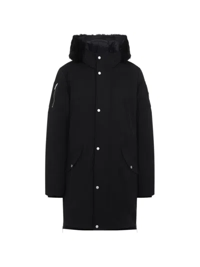 Moose Knuckles Original Stirling Fur-trim Hooded Coat In Multi