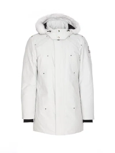 Moose Knuckles Original Stirling Padded Parka In White