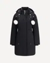 Moose Knuckles Stirling Pompom Hooded Parka In Black