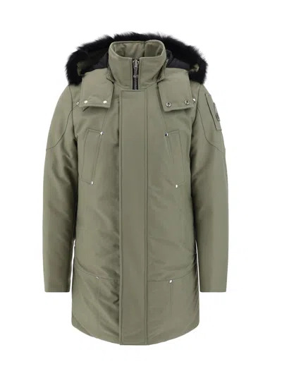 Moose Knuckles Original Stirling Parka Men's Jacket In Green