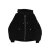 Moose Knuckles Ellington Bomber Jacket With Removable Hooded Insert In Black