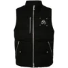 Moose Knuckles Westmount Original Two-tone Vest In Black