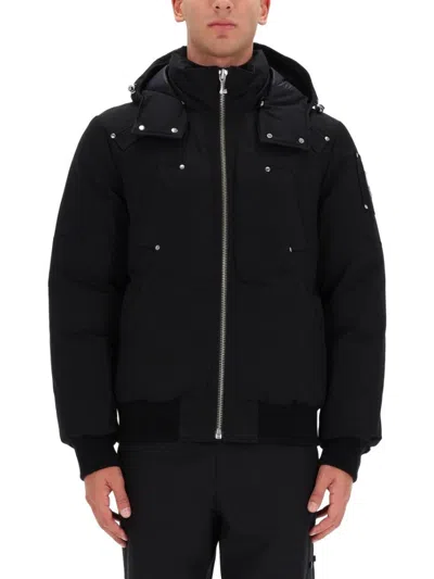 MOOSE KNUCKLES PADDED BLACK JACKET