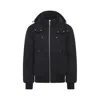 Moose Knuckles Padded Down Jacket With Structured Silhouette In Black