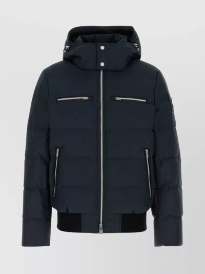 MOOSE KNUCKLES PADDED HOODED JACKET ZIPPERED POCKETS
