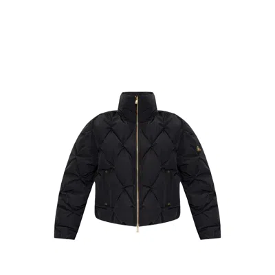 Moose Knuckles Padded Jacket With Stand-up Collar In Black