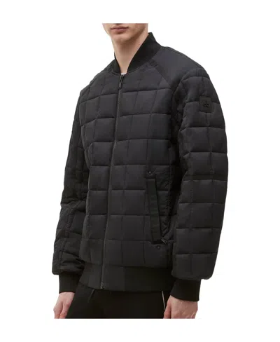 Moose Knuckles Padded Recycled-nylon Jacket In Black