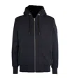 Moose Knuckles Bunny Slim Fit Zip Front Hoodie In Navy