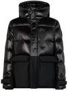Moose Knuckles Down Adams Puffer Jacket In Schwarz