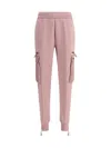 Moose Knuckles Mixmedia Joggers In Pink