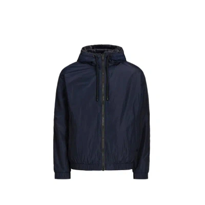 Moose Knuckles Parka À Capuche Borden Bunny Réversible In Blue