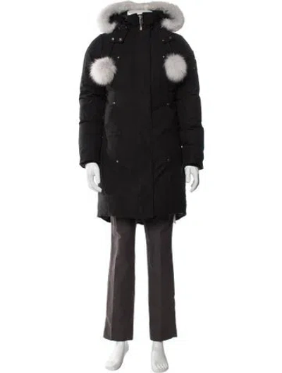 Pre-owned Moose Knuckles Parka In Black