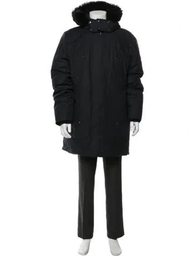 Pre-owned Moose Knuckles Parka In Black