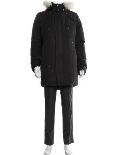 Pre-owned Moose Knuckles Parka In Black