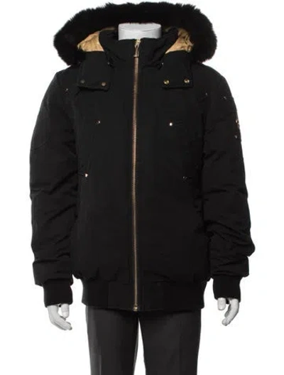 Pre-owned Moose Knuckles Parka In Black