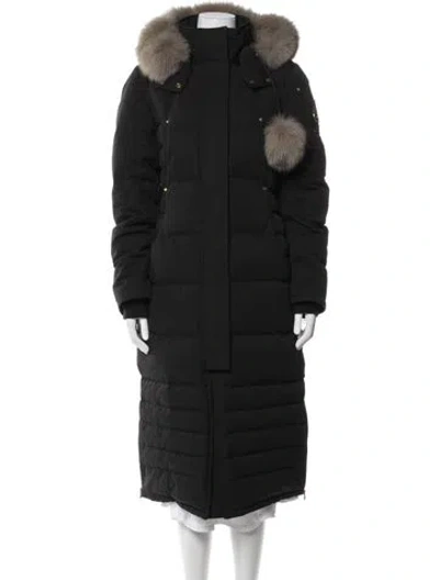 Pre-owned Moose Knuckles Parka In Black