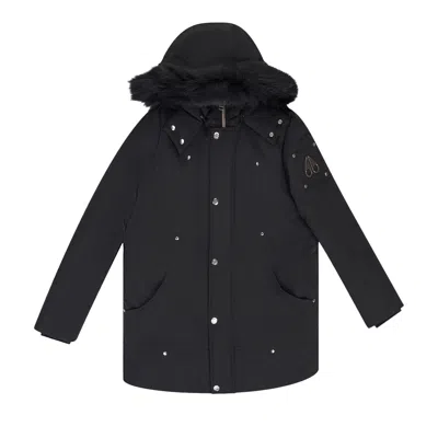 Pre-owned Moose Knuckles Parka 'black' | Kid's Size L