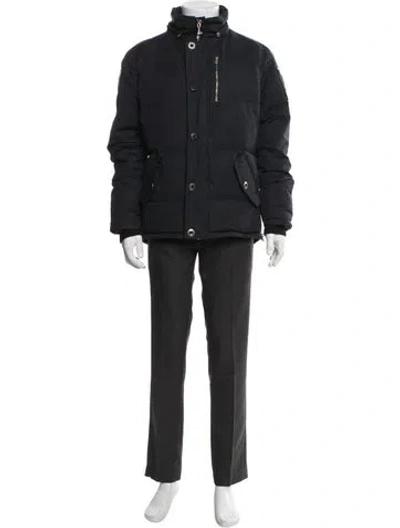 Pre-owned Moose Knuckles Parka In Blue