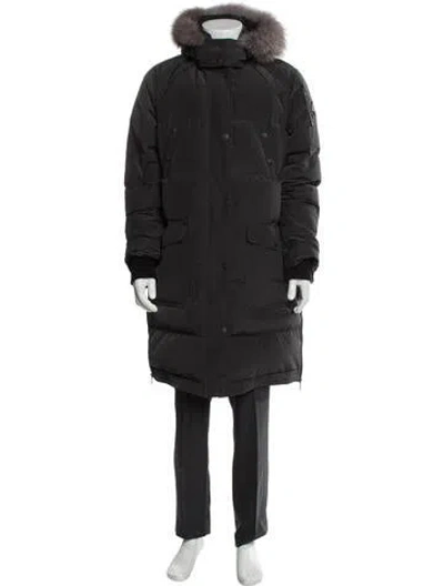 Pre-owned Moose Knuckles Parka In Gray