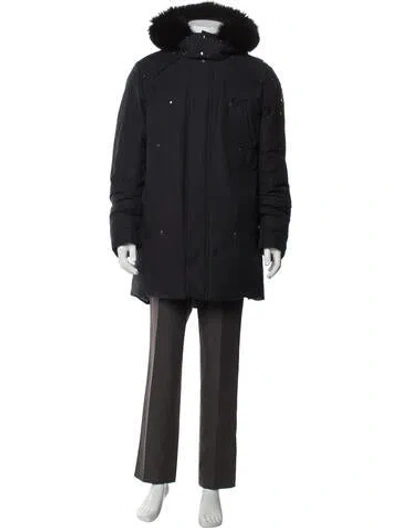 Pre-owned Moose Knuckles Parka In Gray