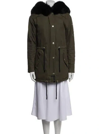 Pre-owned Moose Knuckles Parka In Green