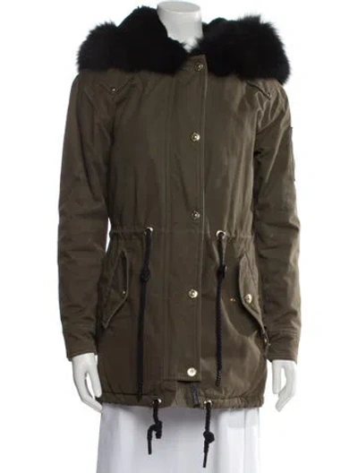 Pre-owned Moose Knuckles Parka In Green